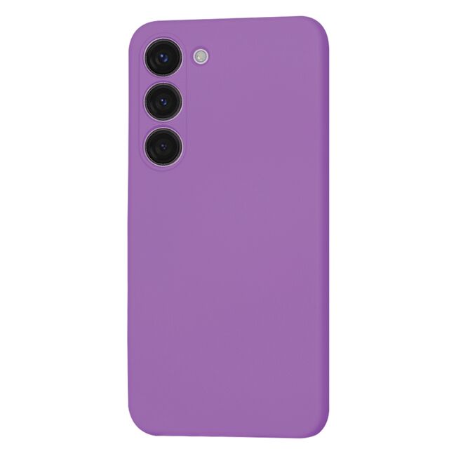 Husa pentru  Samsung Galaxy S23 Liquid Silicone cu MagSafe, subțire, captusita cu microfibra, anti amprentă, protectie cameră foto, mov