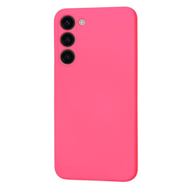 Husa pentru  Samsung Galaxy S23 Plus  Liquid Silicone cu MagSafe, subțire, captusita cu microfibra, anti amprentă, protectie cameră foto, fucsia