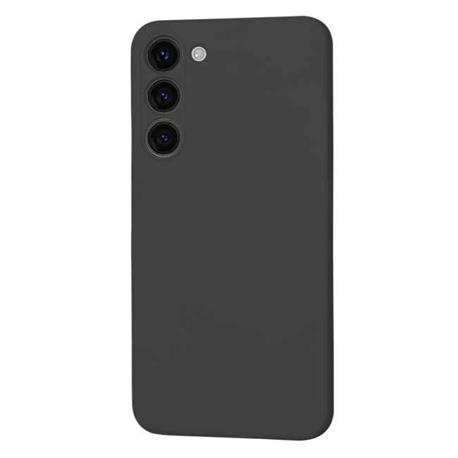 Husa pentru  Samsung Galaxy S23 Plus  Liquid Silicone cu MagSafe, subțire, captusita cu microfibra, anti amprentă, protectie cameră foto, negru