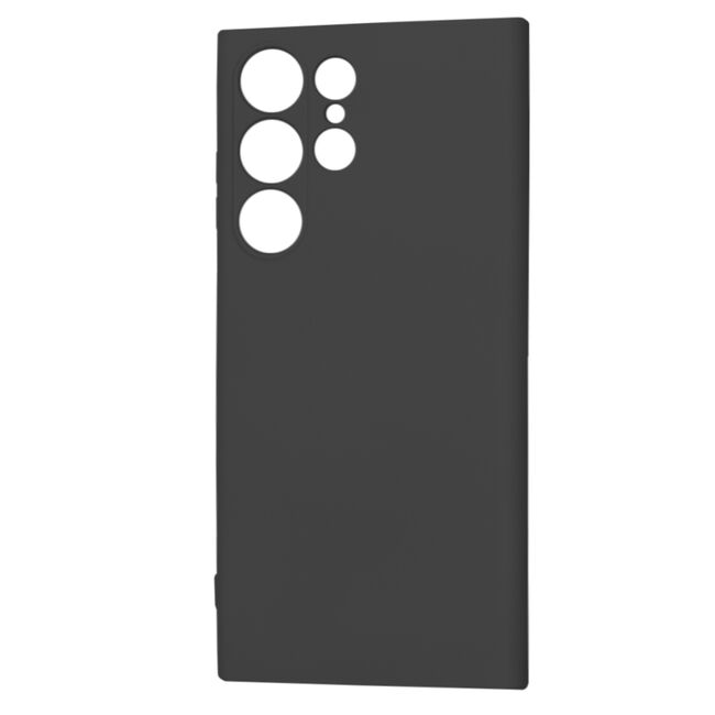 Husa pentru  Samsung Galaxy S23 Ultra 5G Liquid Silicone cu MagSafe, subțire, captusita cu microfibra, anti amprentă, protectie cameră foto, negru