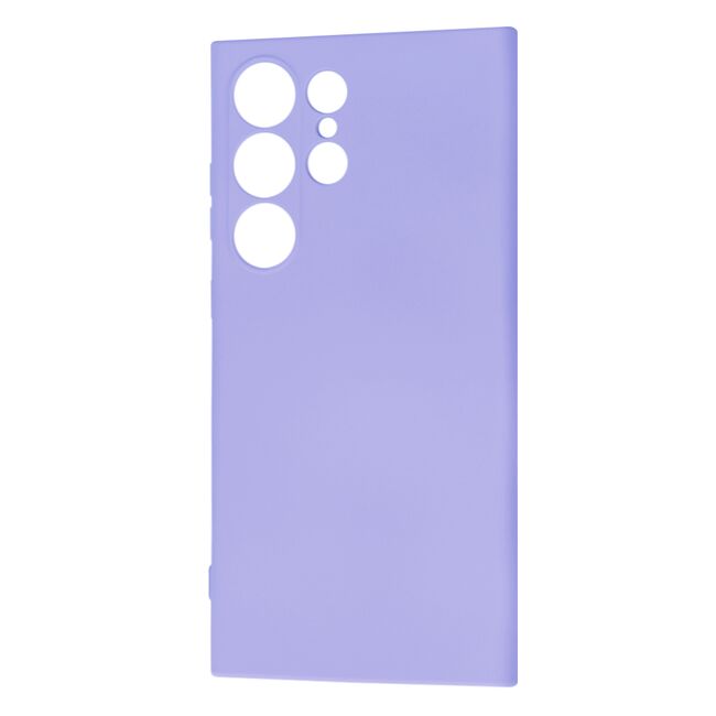 Husa pentru  Samsung Galaxy S24 Ultra Liquid Silicone cu MagSafe, subțire, captusita cu microfibra, anti amprentă, protectie cameră foto, lavanda