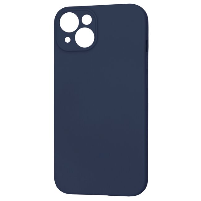 Husa pentru  iPhone 15 Liquid Silicone cu MagSafe, subțire, captusita cu microfibra, anti amprentă, protectie cameră foto, albastru
