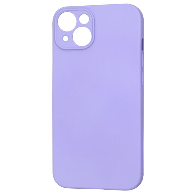 Husa pentru  iPhone 15 Liquid Silicone cu MagSafe, subțire, captusita cu microfibra, anti amprentă, protectie cameră foto, lavanda