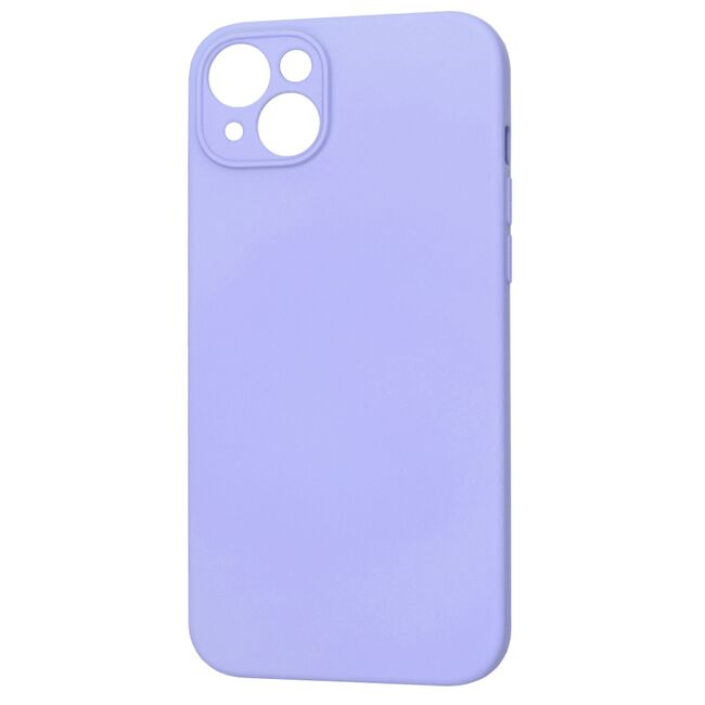 Husa pentru  iPhone 15 Plus Liquid Silicone cu MagSafe, subțire, captusita cu microfibra, anti amprentă, protectie cameră foto, lavanda
