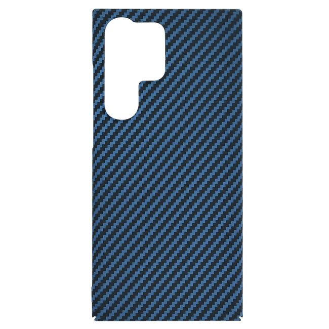 Husa pentru  Samsung Galaxy S24 Ultra CarbonFiber UltraSlim, Lightweight, albastru