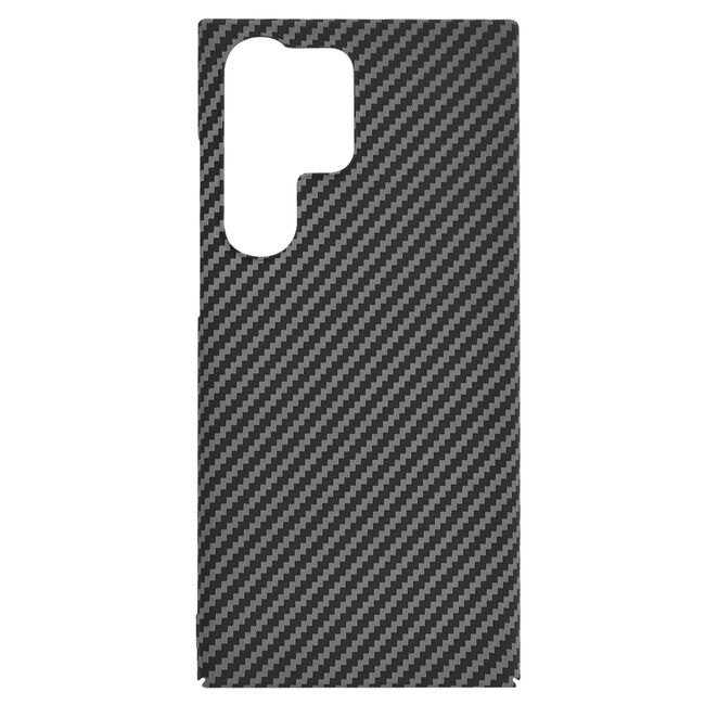 Husa pentru  Samsung Galaxy S24 Ultra CarbonFiber UltraSlim, Lightweight, negru