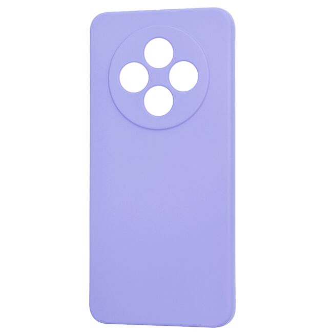Husa pentru  Xiaomi Redmi 14C Liquid Silicone, subțire, captusita cu microfibra, anti amprentă, protectie cameră foto, lavanda