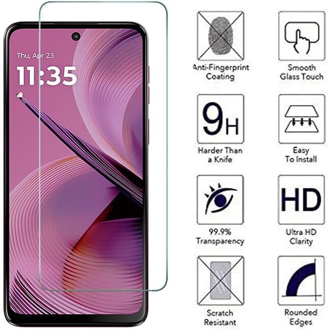Folie din sticla pentru  Motorola Moto G55 Clear Glass - transparent