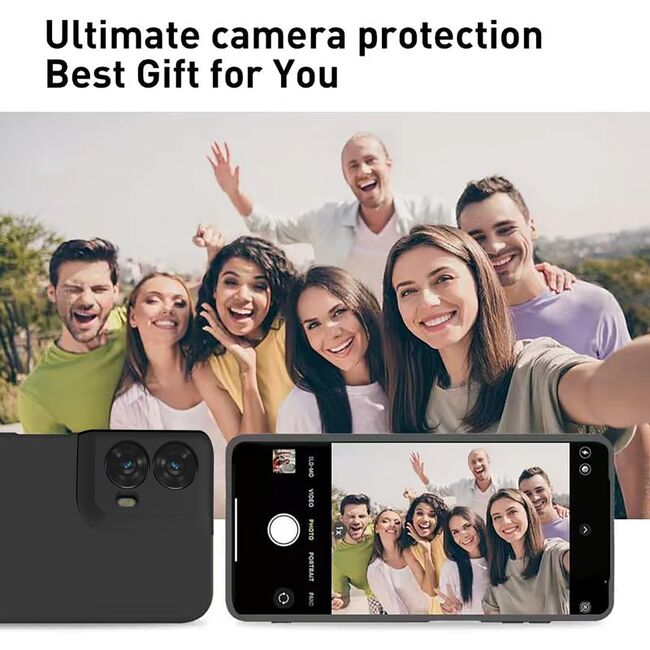 Husa pentru  Motorola Moto G35 Liquid Silicone, subțire, captusita cu microfibra, anti amprentă, protectie cameră foto, verde