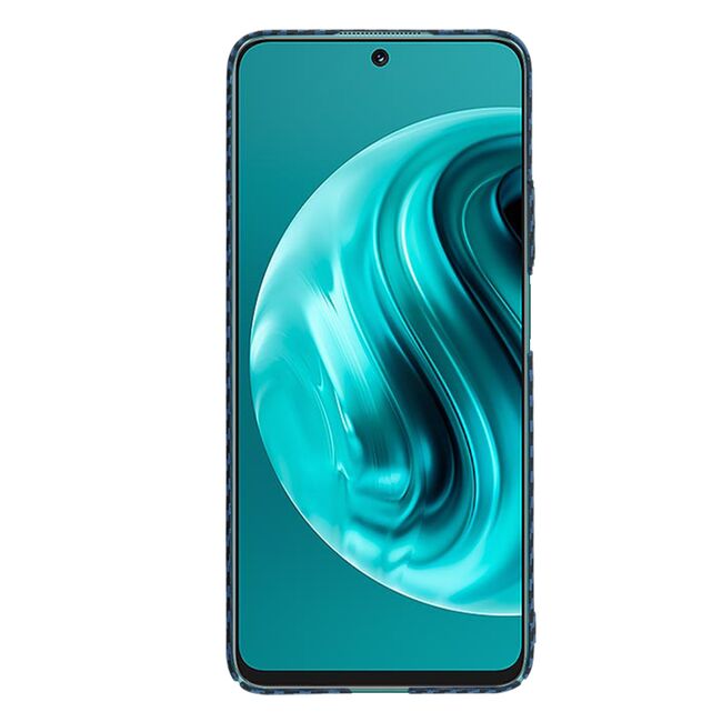 Husa pentru  Huawei Nova 12i CarbonFiber UltraSlim, Lightweight, albastru