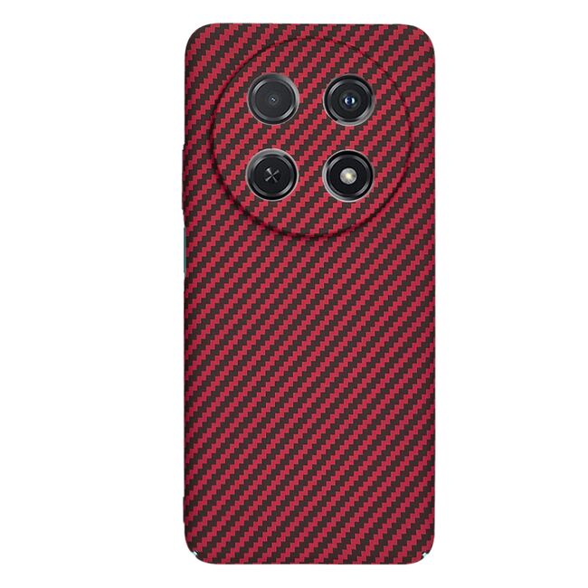 Husa pentru  Huawei Nova 12i CarbonFiber UltraSlim, Lightweight, rosu