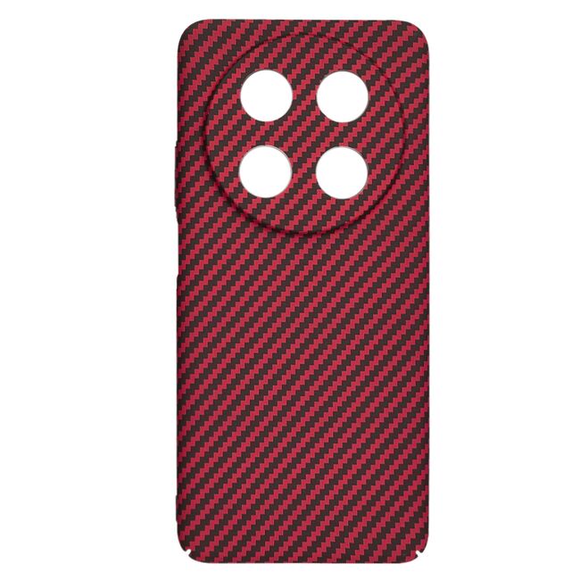 Husa pentru  Huawei Nova 12i CarbonFiber UltraSlim, Lightweight, rosu