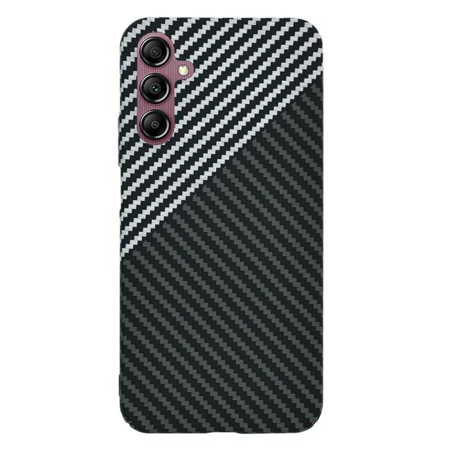 Husa pentru  Samsung Galaxy A14 4G, 5G CarbonFiber UltraSlim, Lightweight, gri