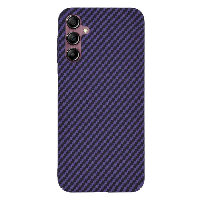 Husa pentru  Samsung Galaxy A14 4G, 5G CarbonFiber UltraSlim, Lightweight, mov