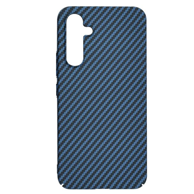 Husa pentru  Samsung Galaxy A54 5G CarbonFiber UltraSlim, Lightweight, albastru