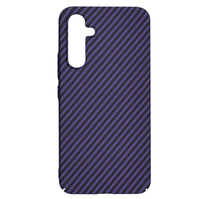 Husa pentru  Samsung Galaxy A54 5G CarbonFiber UltraSlim, Lightweight, mov