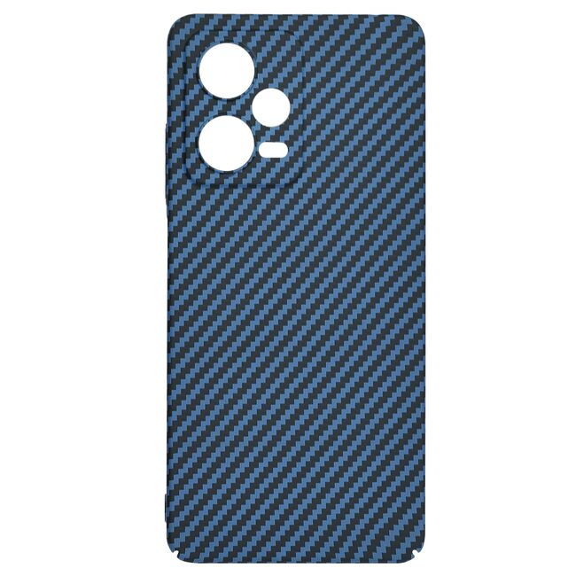 Husa pentru  Xiaomi Redmi Note 12 Pro CarbonFiber UltraSlim, Lightweight, albastru