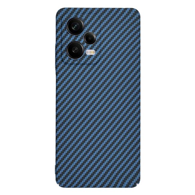 Husa pentru  Xiaomi Redmi Note 12 Pro CarbonFiber UltraSlim, Lightweight, albastru
