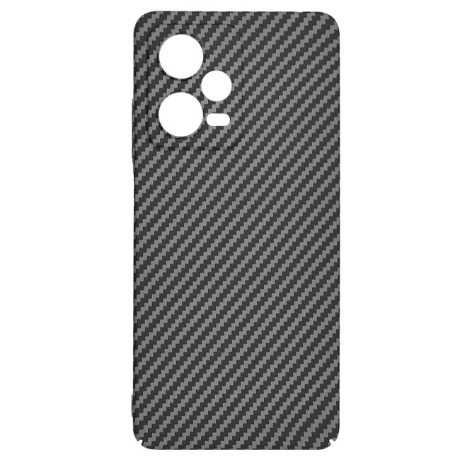 Husa pentru  Xiaomi Redmi Note 12 Pro CarbonFiber UltraSlim, Lightweight, negru