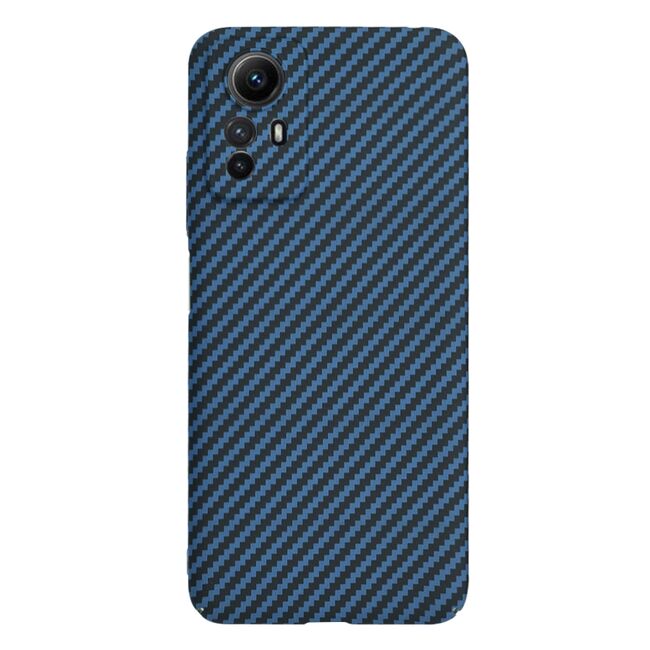 Husa pentru  Xiaomi Redmi Note 12S 4G CarbonFiber UltraSlim, Lightweight, albastru