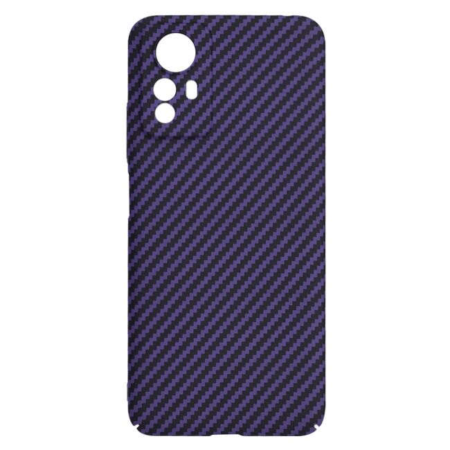 Husa pentru  Xiaomi Redmi Note 12S 4G CarbonFiber UltraSlim, Lightweight, mov