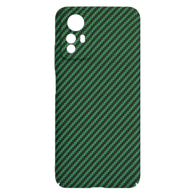 Husa pentru  Xiaomi Redmi Note 12S 4G CarbonFiber UltraSlim, Lightweight, verde