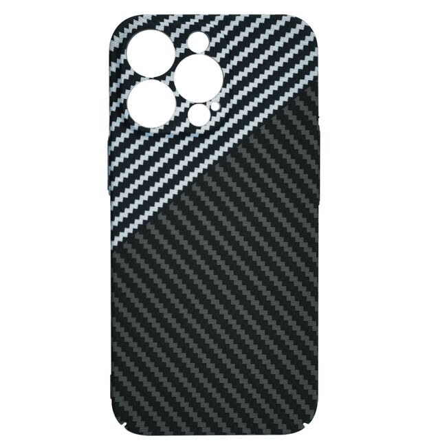 Husa pentru  iPhone 13 Pro CarbonFiber UltraSlim, Lightweight, gri