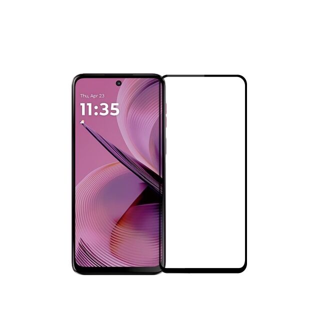 Folie sticla pentru  Motorola Moto G55 111d Full Cover / Full Glue tempered glass - clear