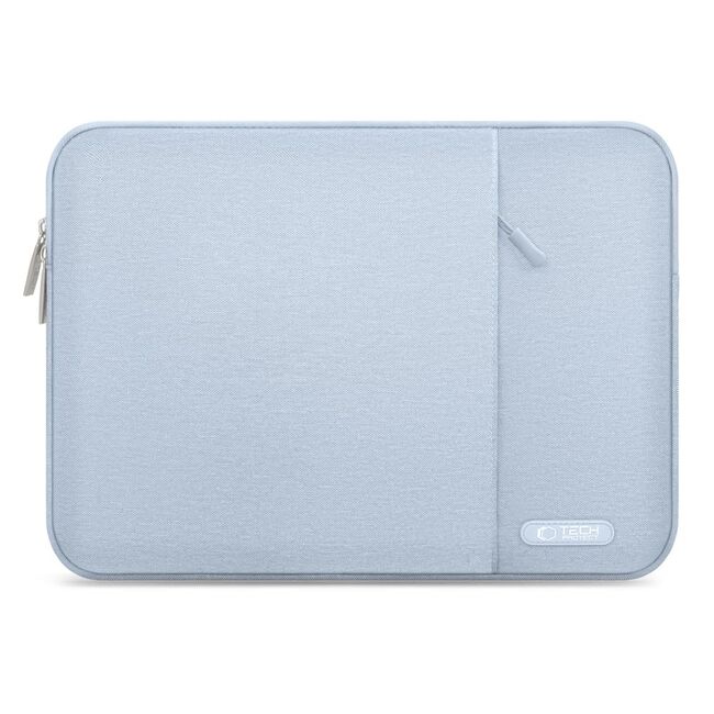 Husă Laptop 13-14" Slim SoftTouch – Design Elegant, Protecție Premium, Compartiment Accesorii, Ideală pentru MacBook, ASUS, Lenovo, HP, Dell, winter blue