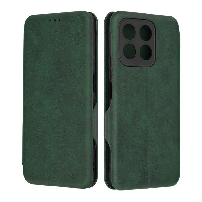 Husa tip carte pentru Xiaomi 14T Pro Smart Wallet fata - spate protectie 360 - verde