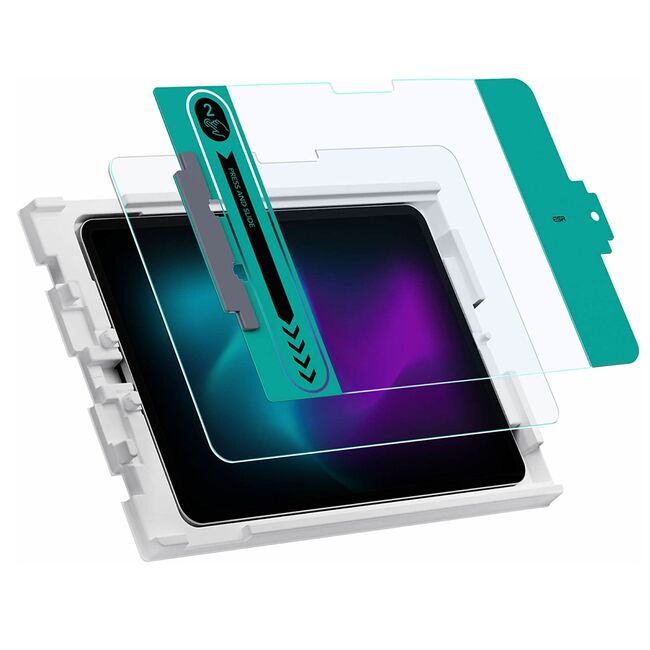 Folie sticla iPad Air 11 (2024) ESR Tempered Glass 9H, transparenta