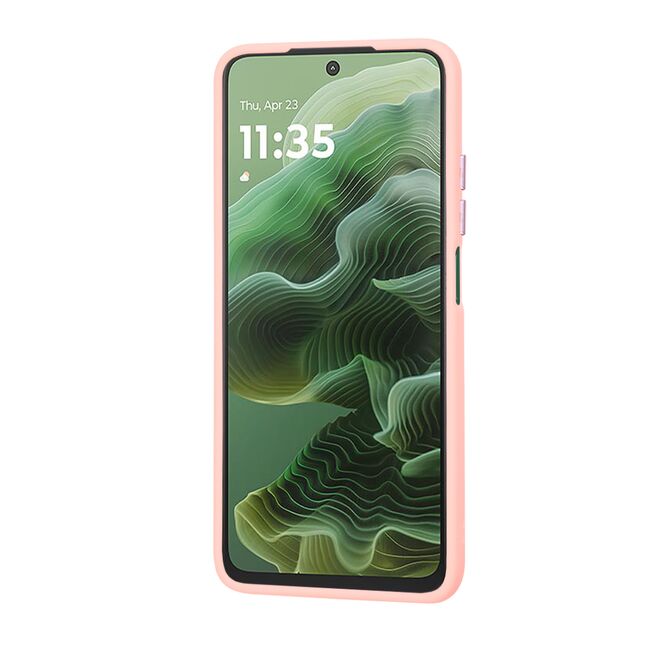 Husa pentru  Motorola Moto G35 Ghost Series frosted - roz