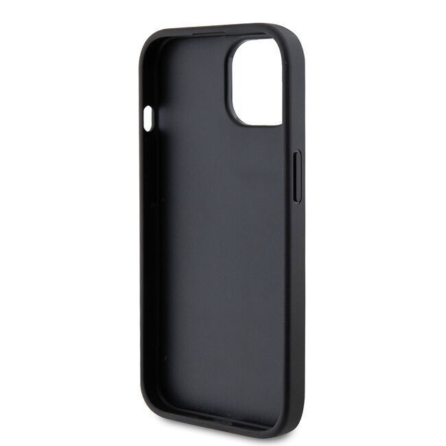 Husa pentru  iPhone 15 Guess- Strass Metal - negru