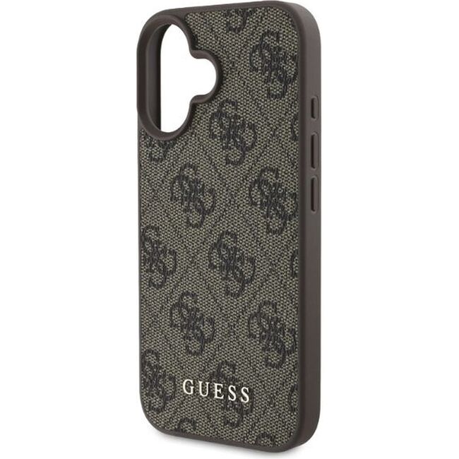 Husa pentru  iPhone 16 Guess - Hardcase 4G Classic - maro