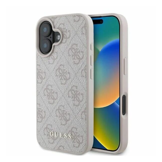 Husa pentru  iPhone 16 Plus Guess - Hardcase 4G Classic - roz