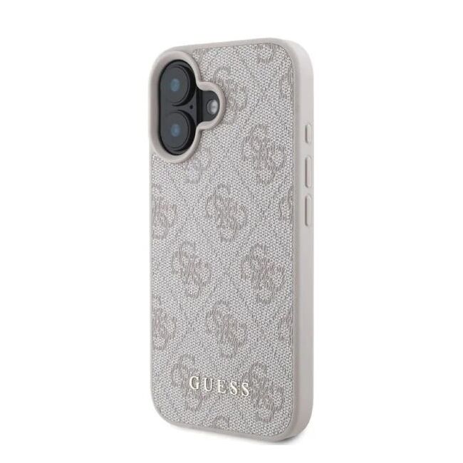 Husa pentru  iPhone 16 Plus Guess - Hardcase 4G Classic - roz