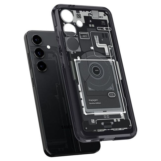 Husa premium pentru  Samsung Galaxy S24 FE Ultra Hybrid Zero One - negru