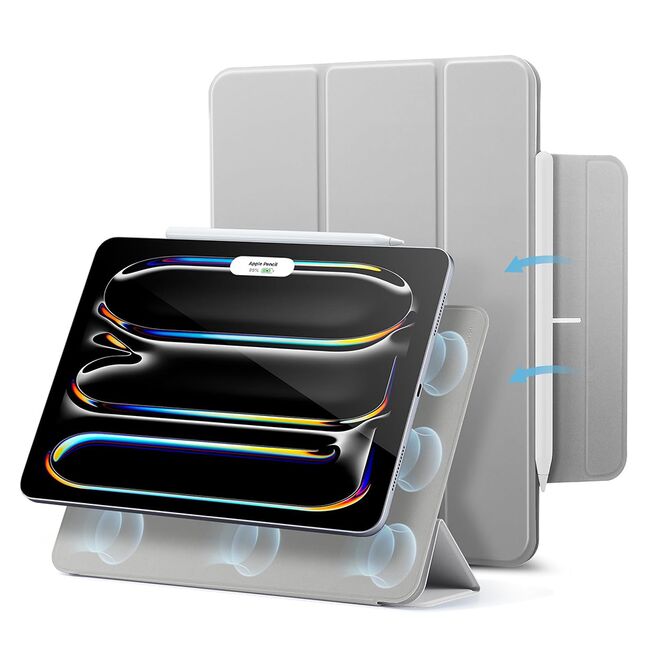 Huse pentru   Apple iPad Pro 13 (2024) - ESR Rebound Magnetic - space grey