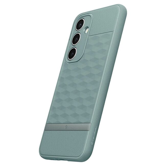Husa Samsung Galaxy S24 FE Spigen Caseology Parallax, verde