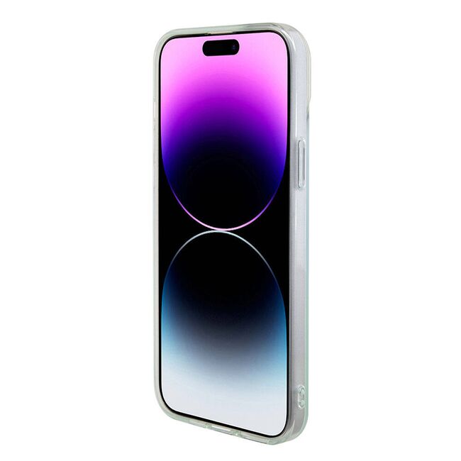 Husa pentru  iPhone 15 Plus cu MagSafe Guess - IML Series - turcoaz
