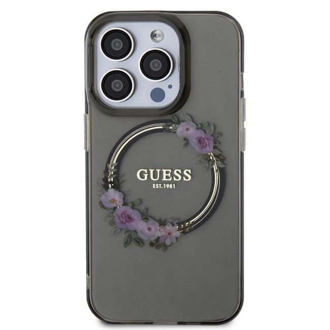 Husa pentru  iPhone 15 Pro Max cu MagSafe Guess - IML Series - negru