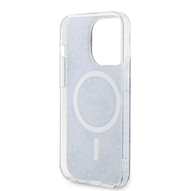 Husa pentru  iPhone 15 Pro cu MagSafe Guess - IML Series - albastru