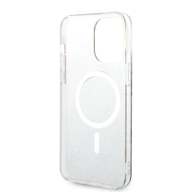 Husa pentru  iPhone 15 Pro cu MagSafe Guess - IML Series - maro inchis