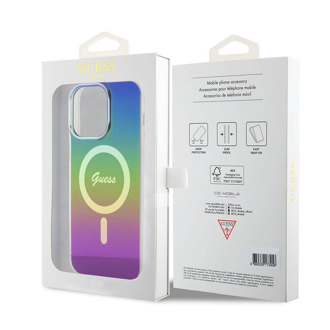 Husa pentru  iPhone 15 Pro cu MagSafe Guess - IML Series - multicolor