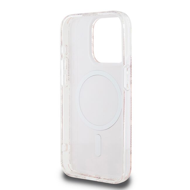 Husa pentru  iPhone 15 Pro cu MagSafe Guess - IML Series - roz