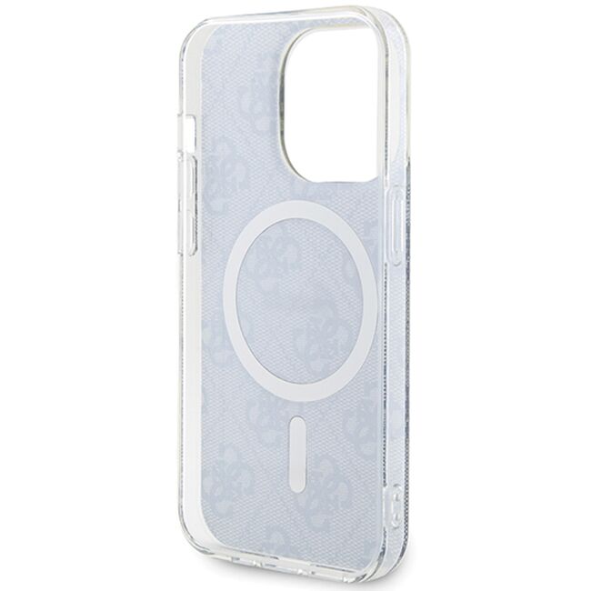 Husa pentru  iPhone 15 cu MagSafe Guess - IML Series - albastru