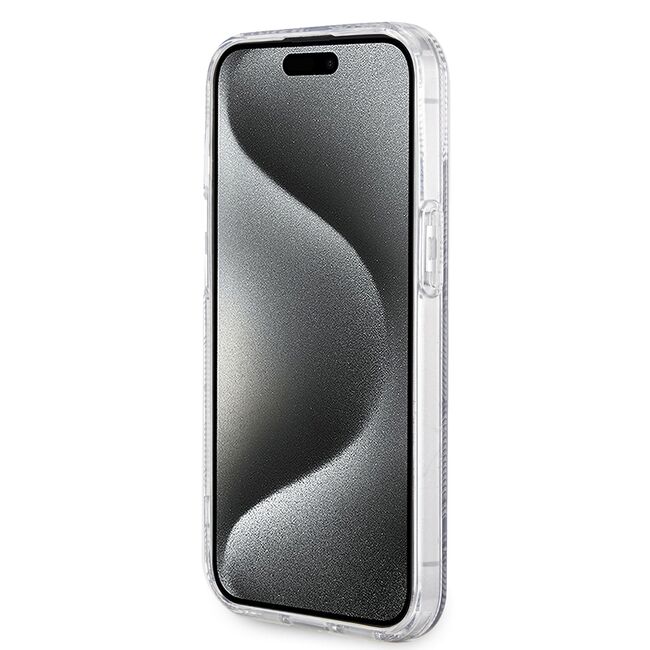 Husa pentru  iPhone 15 cu MagSafe Guess - IML Series - negru