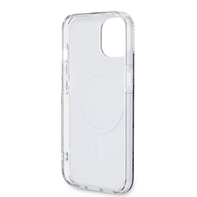 Husa pentru  iPhone 15 cu MagSafe Guess - IML Series - negru