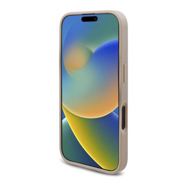Husa pentru  iPhone 16 Guess - Hardcase 4G Series - alb