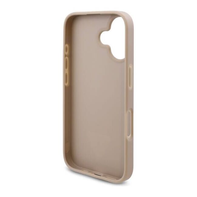 Husa pentru  iPhone 16 Guess - Hardcase 4G Series - alb